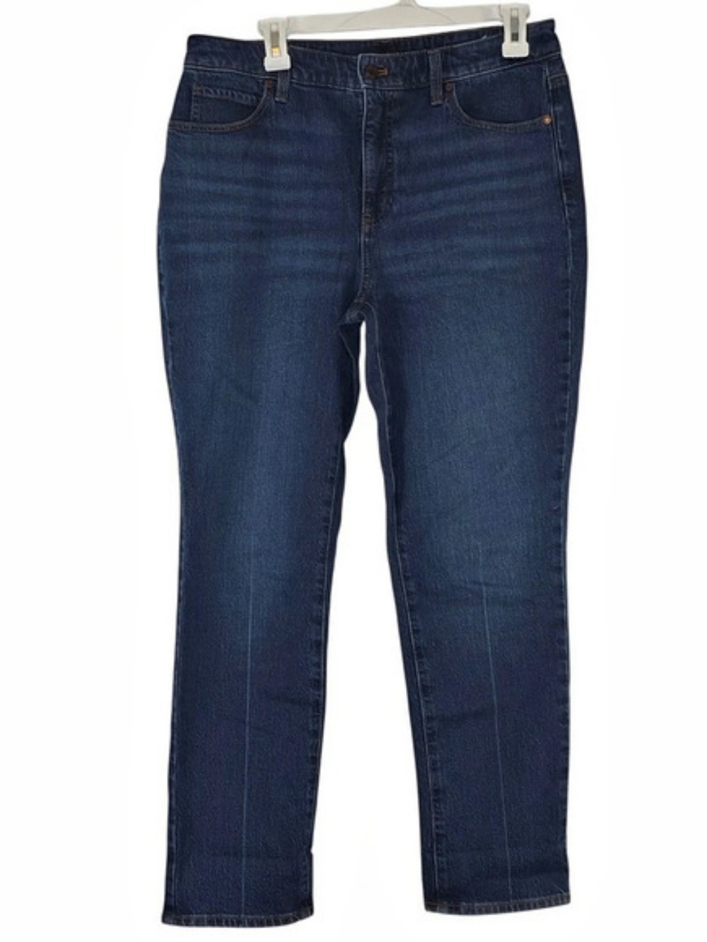 NWOT Talbots Straight Leg Jeans Medium Blue Wash Size 8P